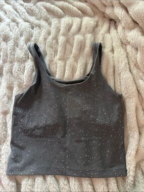 Beyond Yoga Women’s Gray Speckled Tank Top size Small NWOT